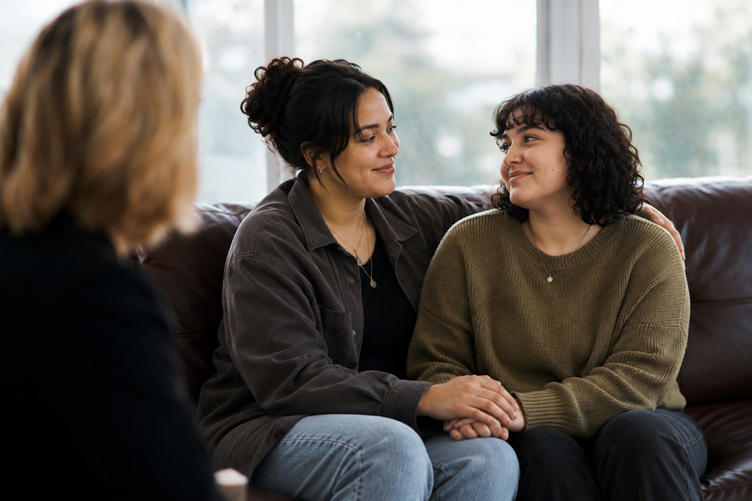Lighthouse Counseling clinicians in a welcoming Fredericksburg office setting