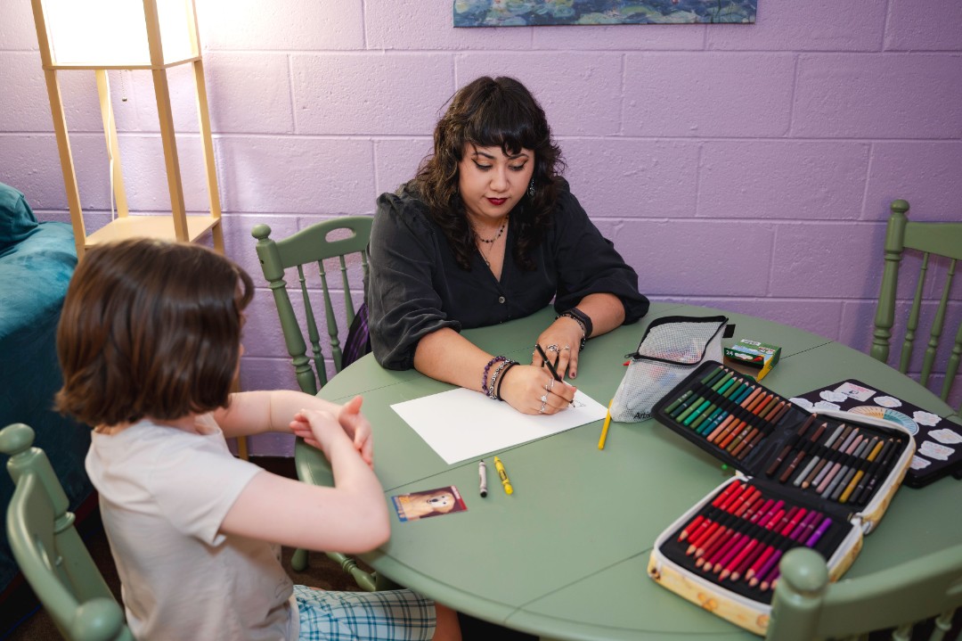 adolescent therapy in a supportive counseling session
