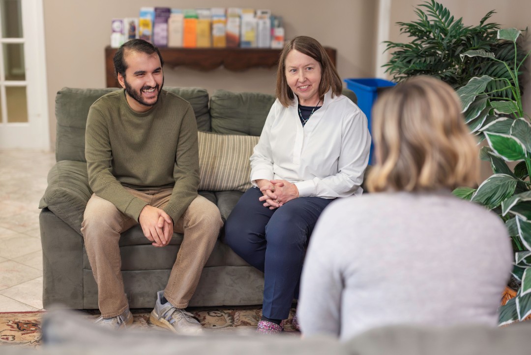 Lighthouse Counseling clinicians in a welcoming Fredericksburg office setting